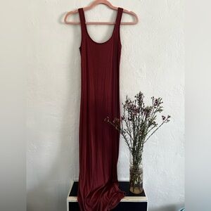 Victoria's Secret Rust Sleeveless Maxi Dress